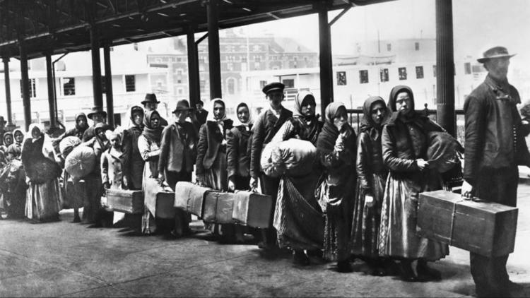 Migranti a Ellis Island