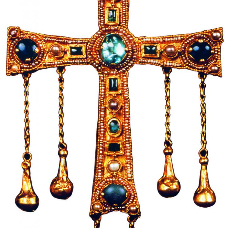La croce di Agilulfo. Monza, Museo del Duomo.