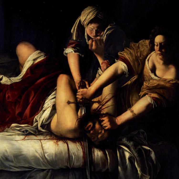 Artemisia Gentileschi, Giuditta che decapita Oloferne, 1620. Firenze, Uffi zi.
