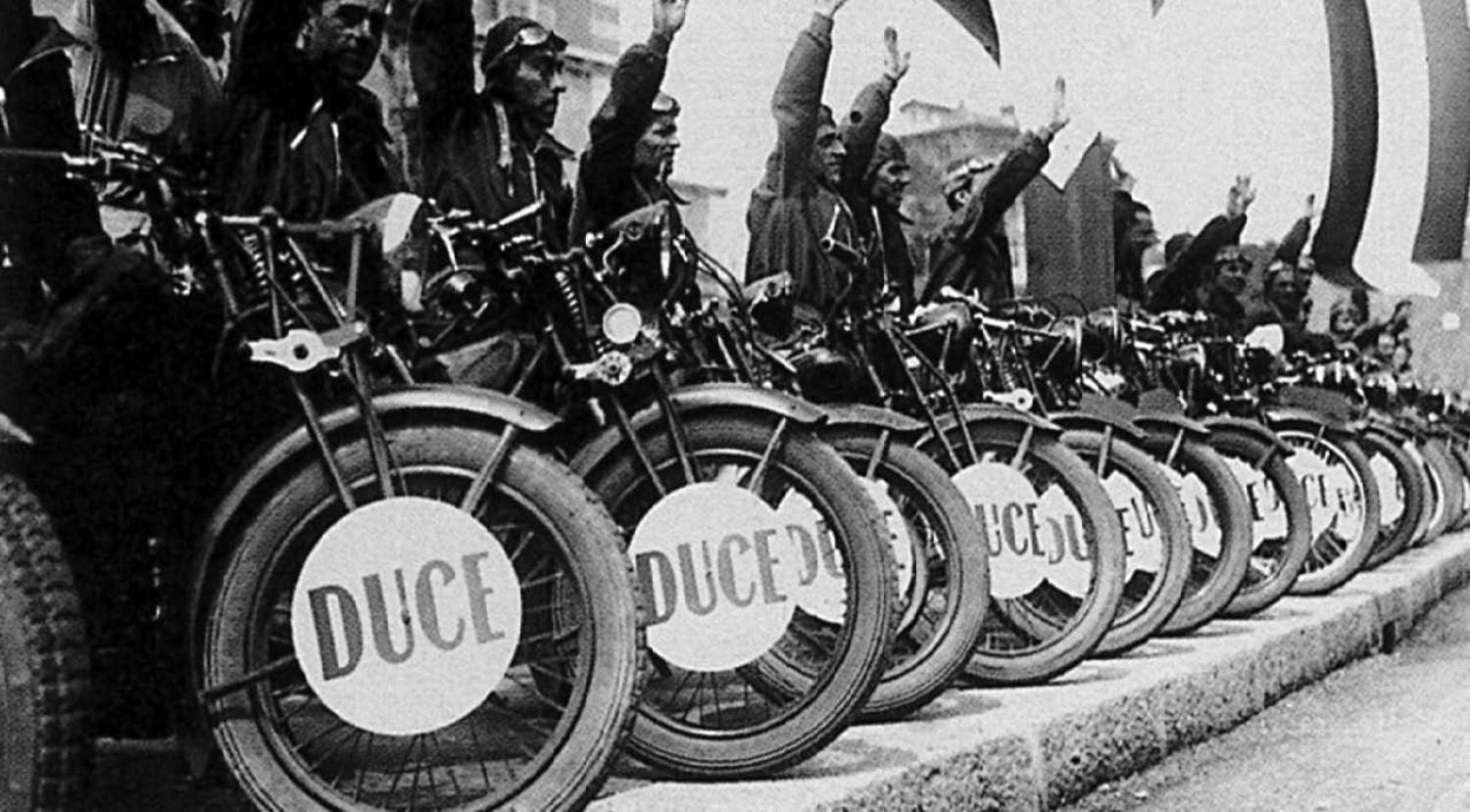 Motociclisti della Milizia a Genova