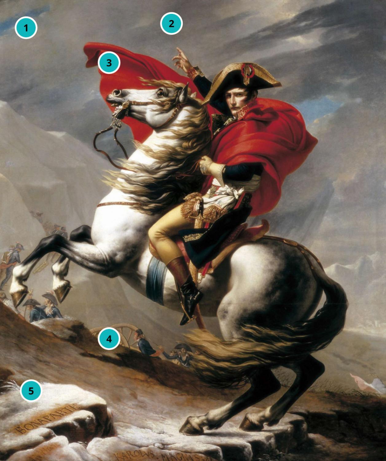 Napoleone che attraversa le Alpi