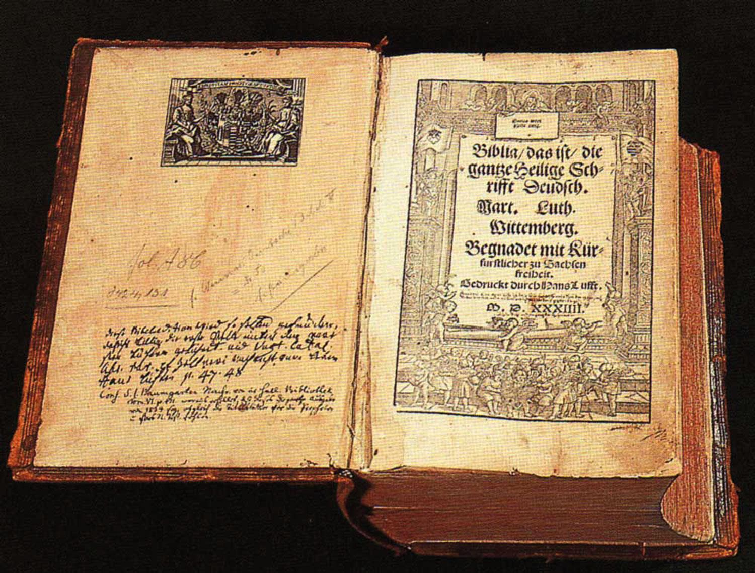 La Bibbia di Lutero del 1534
