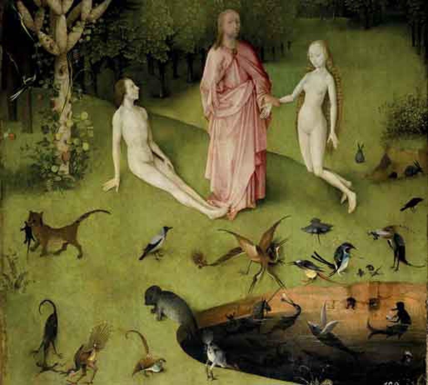 Hieronymus Bosch, Adamo ed Eva nel giardino dell’Eden