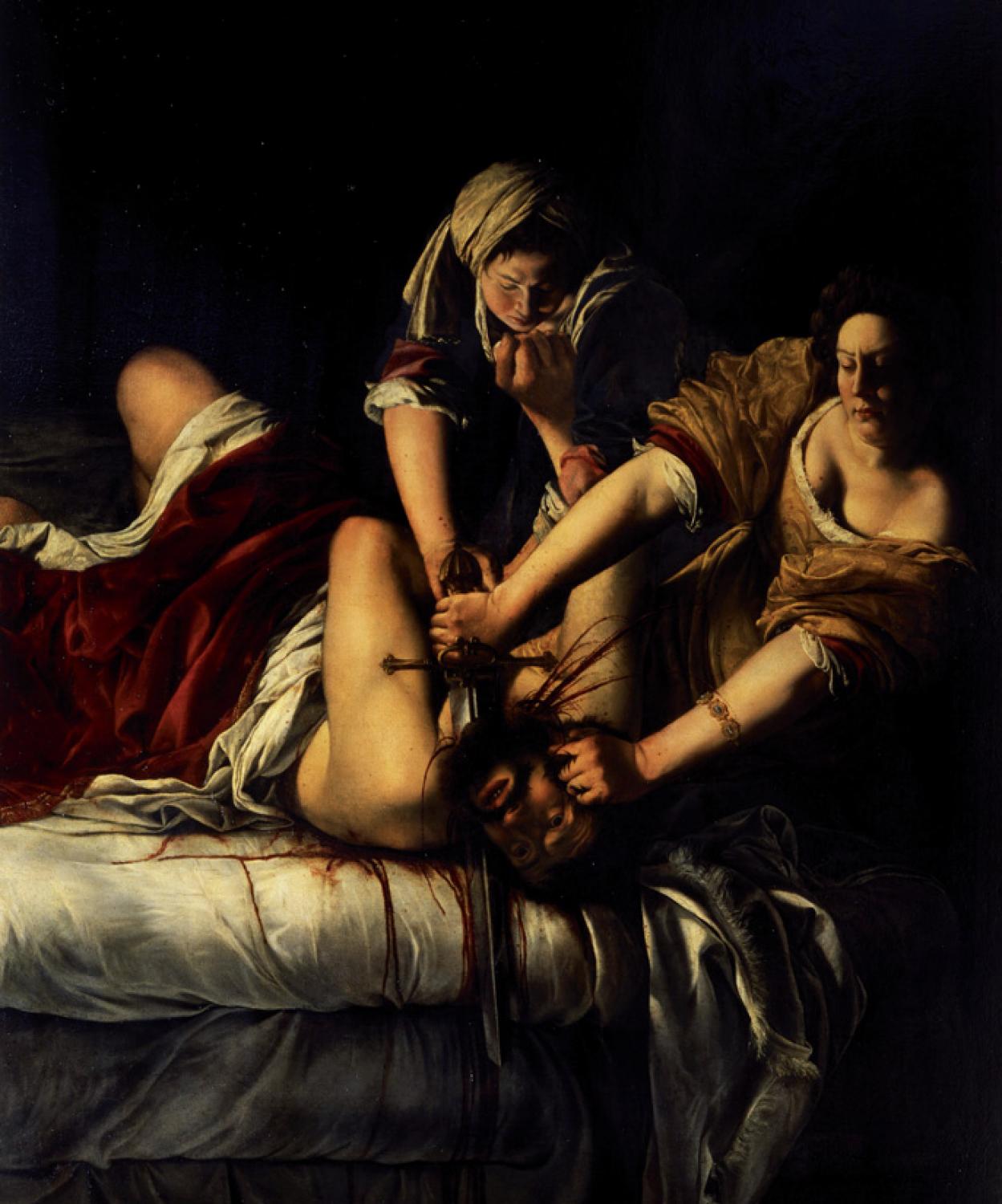Artemisia Gentileschi, Giuditta che decapita Oloferne, 1620. Firenze, Uffi zi.